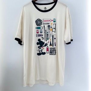 Disney Parks Epcot Festival of the Arts 2019 Passholder Ringer TShirt 2XL